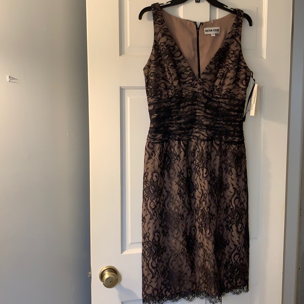 Victor Costa size 10 lined dress. NWT!